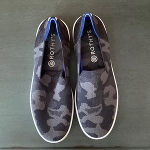 Rothy’s sneakers gray camo